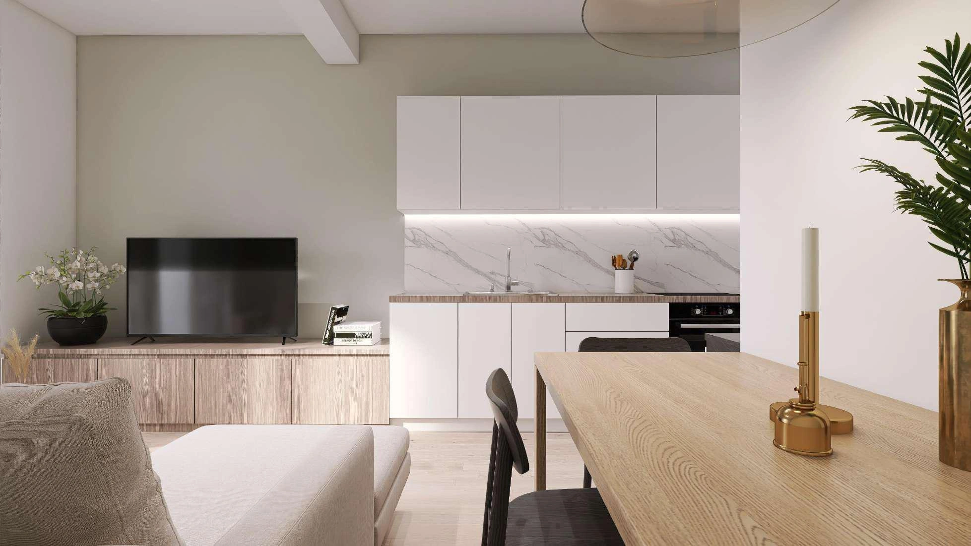 آپارتمانها در یک مجتمع مسکونی مدرن در آتیکا، یونان