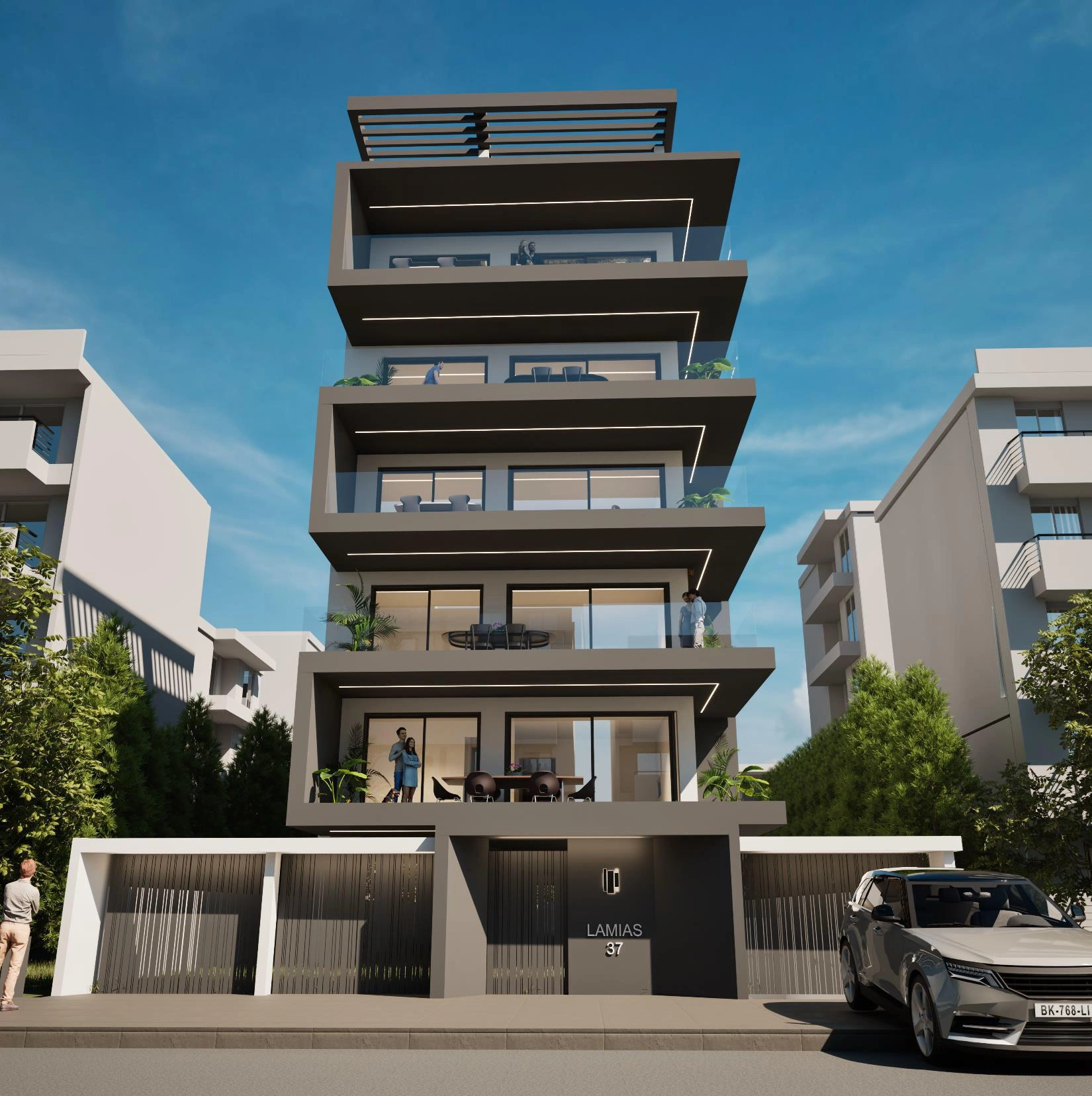 شقق في مجمع سكني في أتيكا، اليونان