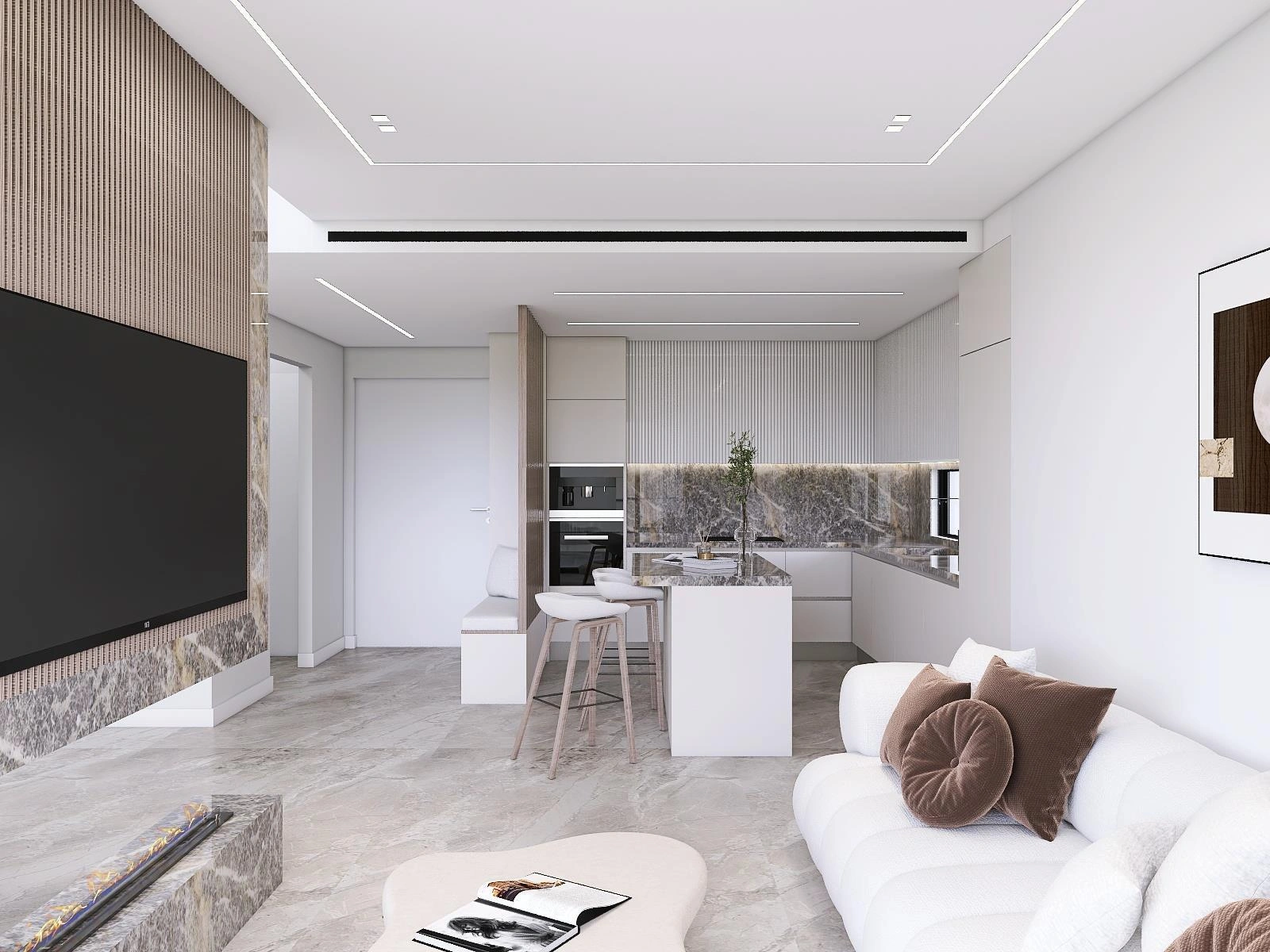 شقق في مجمع سكني في أتيكا، اليونان