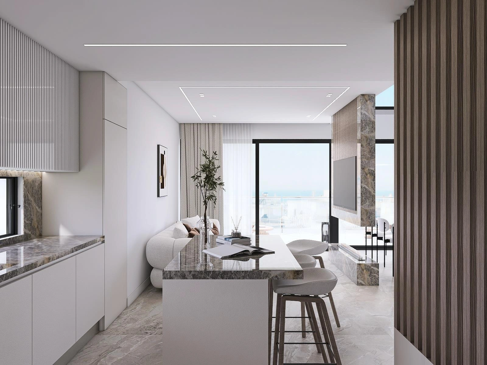 شقق في مجمع سكني في أتيكا، اليونان