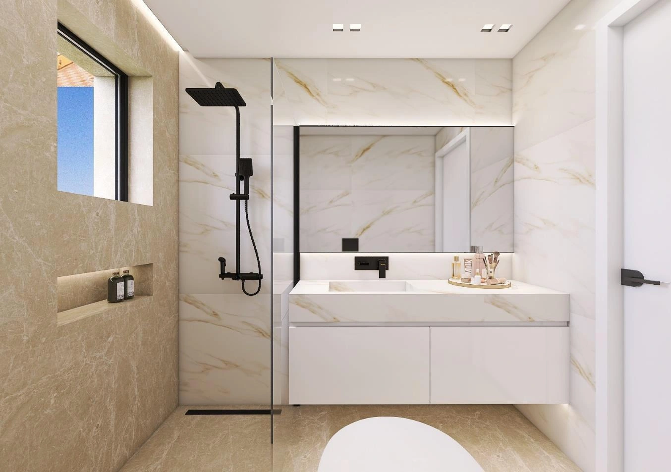 شقق في مجمع سكني في أتيكا، اليونان