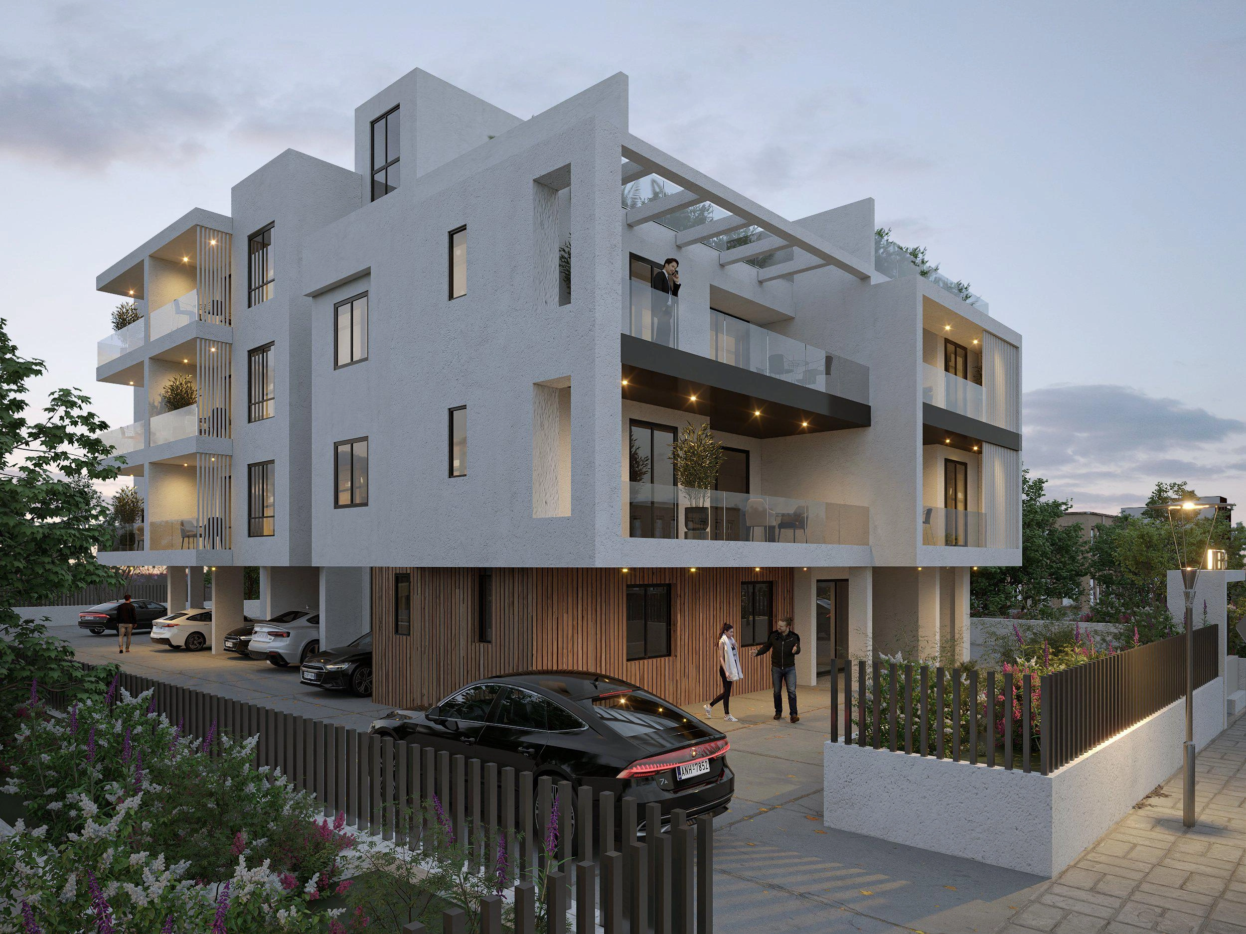 آپارتمانها در یک مجتمع مسکونی مدرن در فاماگوستا، قبرس