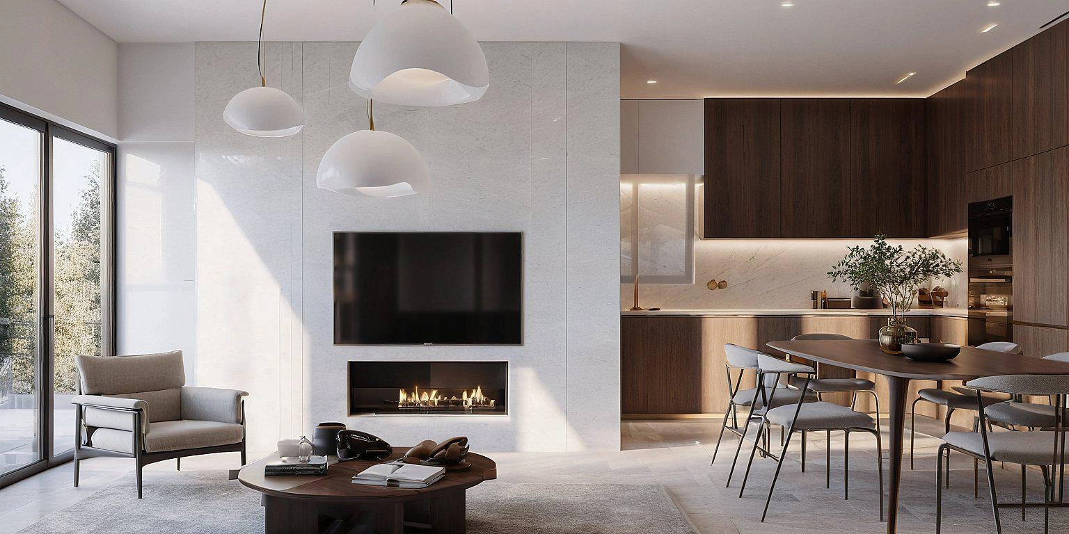 آپارتمانها در یک مجتمع مسکونی مدرن در فاماگوستا، قبرس