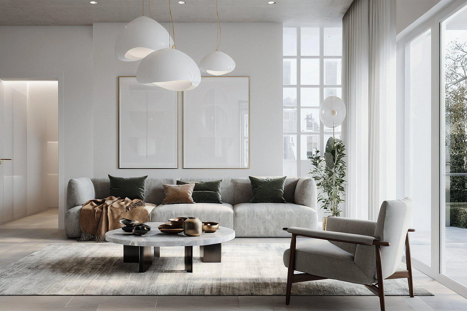 آپارتمانها در یک مجتمع مسکونی مدرن در فاماگوستا، قبرس