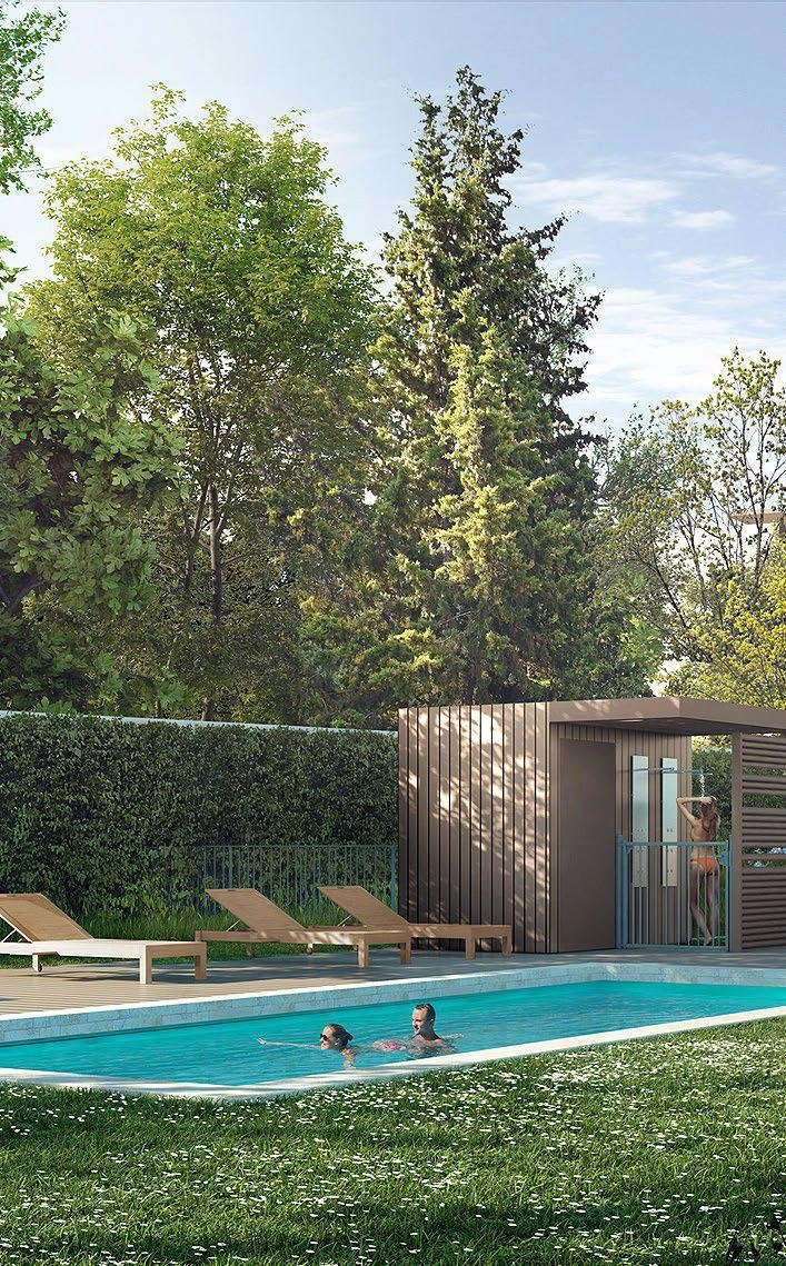 位于法国普罗旺斯-阿尔卑斯-蔚蓝海岸大区的现代住宅公寓