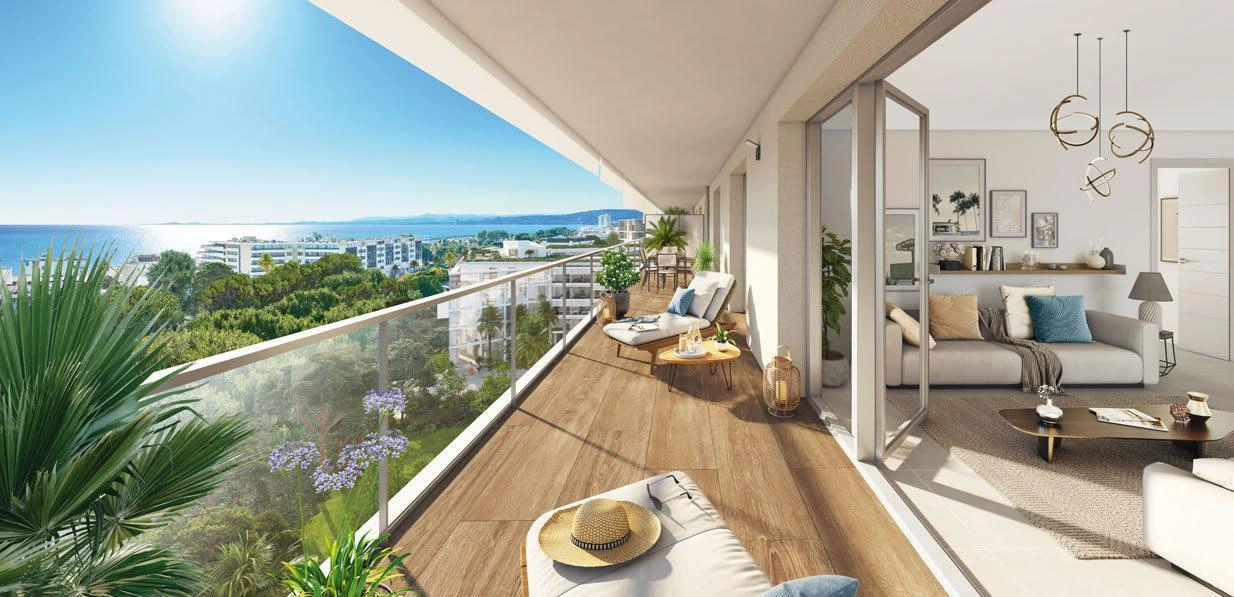 Spacious apartments with sea views in Saint-Laurent-du-Var, France