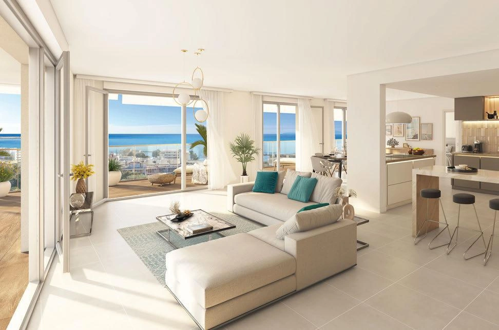 Spacious apartments with sea views in Saint-Laurent-du-Var, France