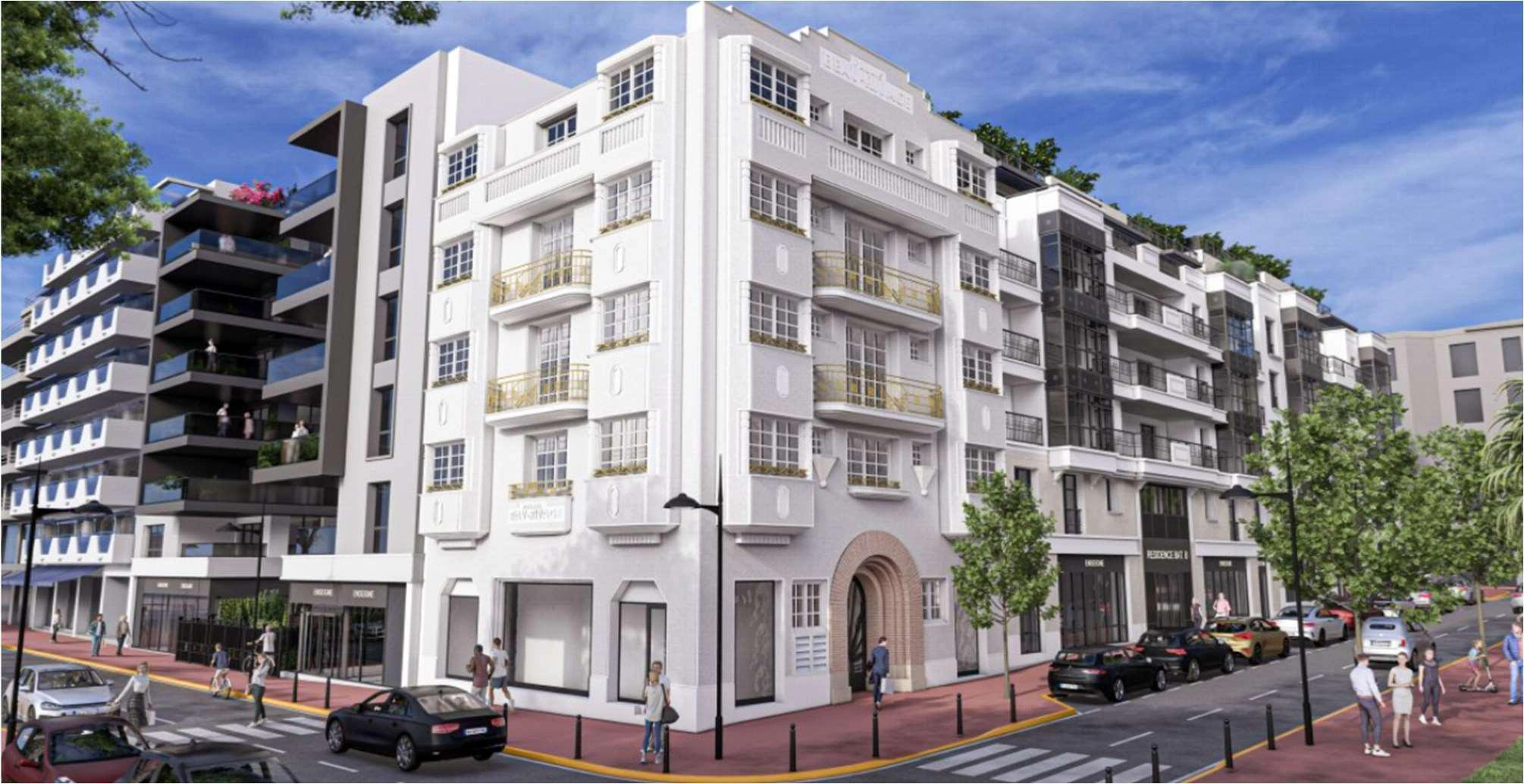 Apartments in a renovated beachfront complex in Juan-les-Pins, France