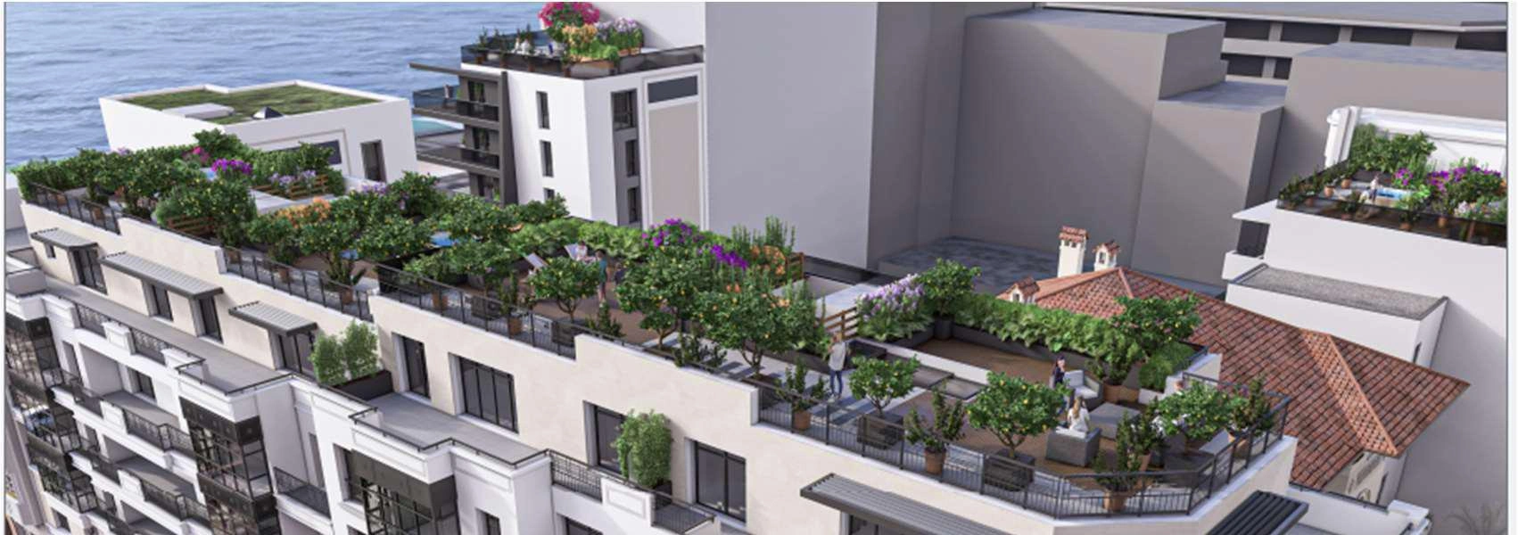 Apartments in a renovated beachfront complex in Juan-les-Pins, France