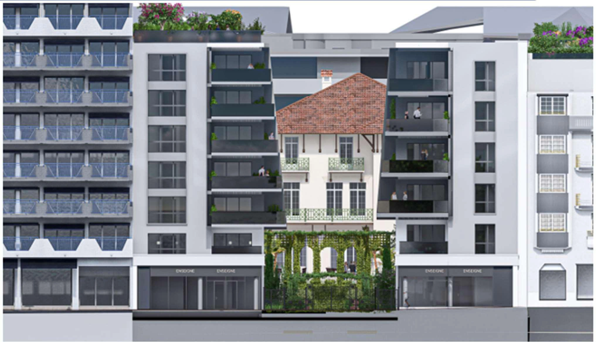 Apartments in a renovated beachfront complex in Juan-les-Pins, France