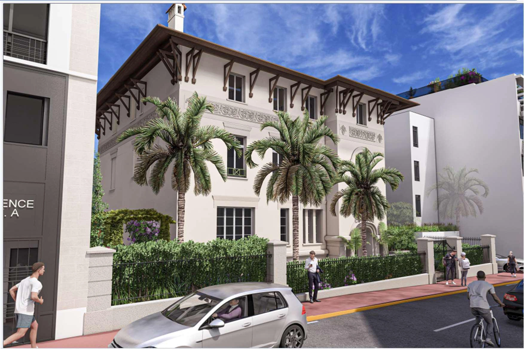 Apartments in a renovated beachfront complex in Juan-les-Pins, France