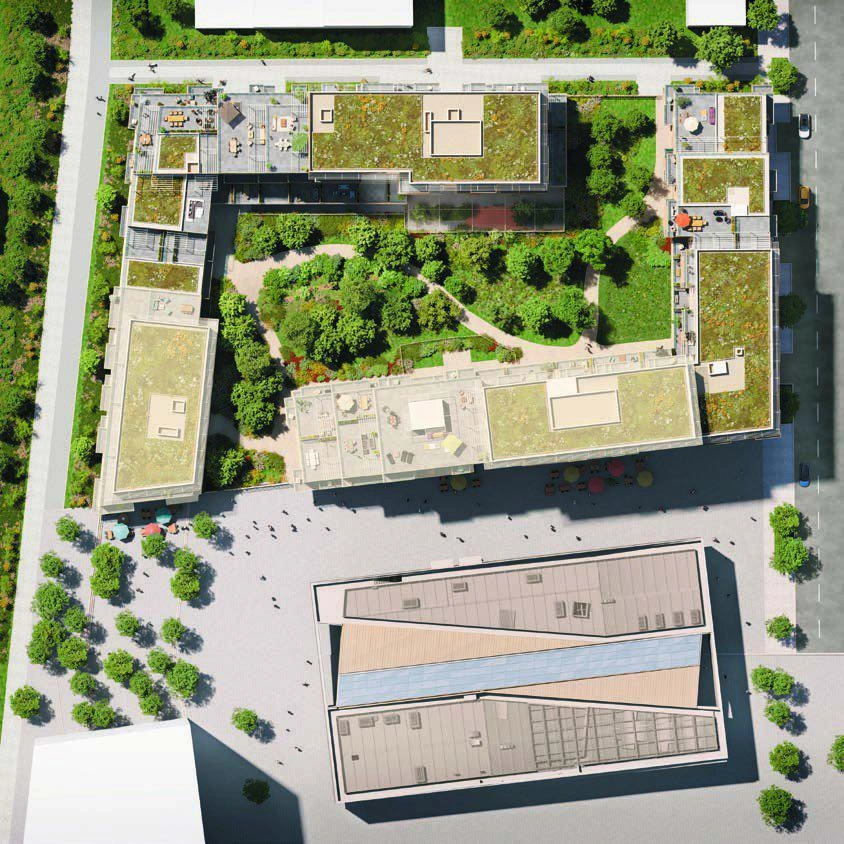 Apartments in a modern residential complex in Antony, France