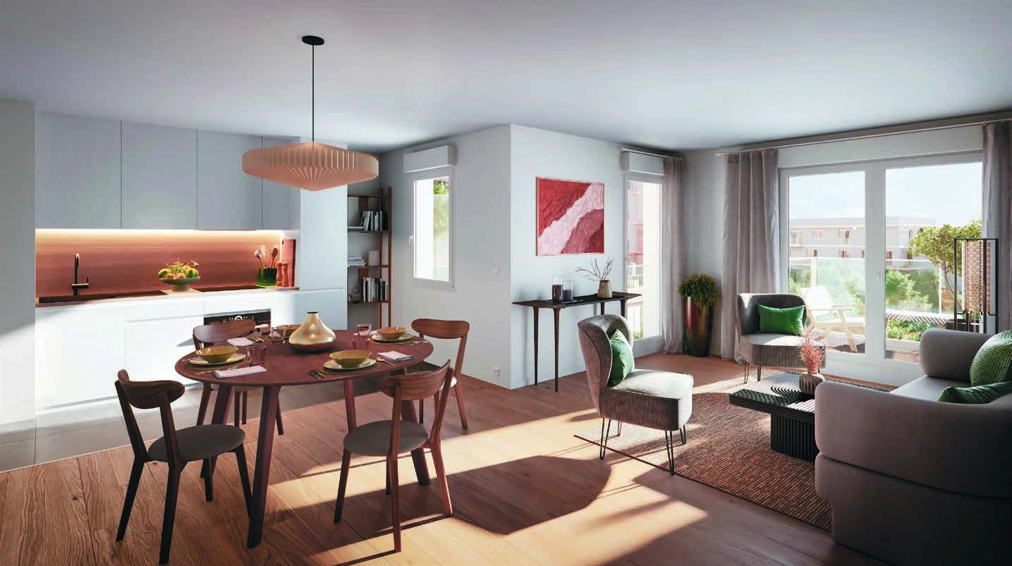 Apartments in a modern residential complex in Antony, France