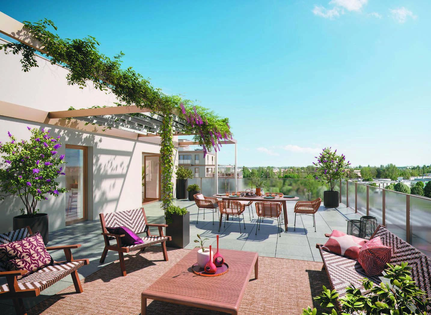 Apartments in a modern residential complex in Antony, France