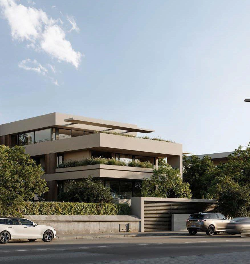 एटिका, ग्रीस के एक आधुनिक आवासीय परिसर में अपार्टमेंट