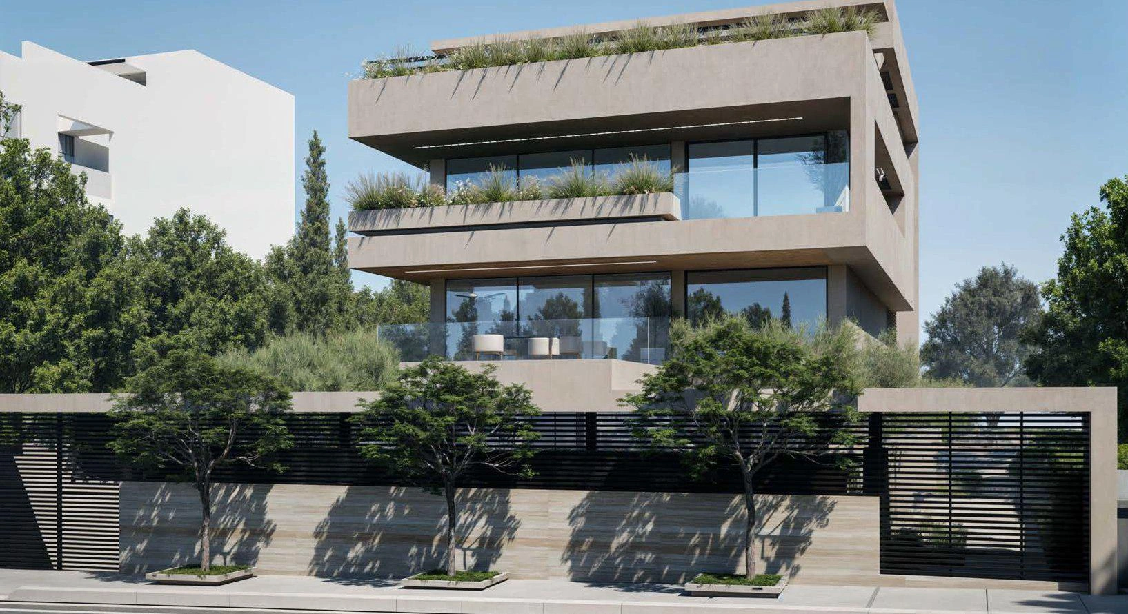 एटिका, ग्रीस के एक आधुनिक आवासीय परिसर में अपार्टमेंट