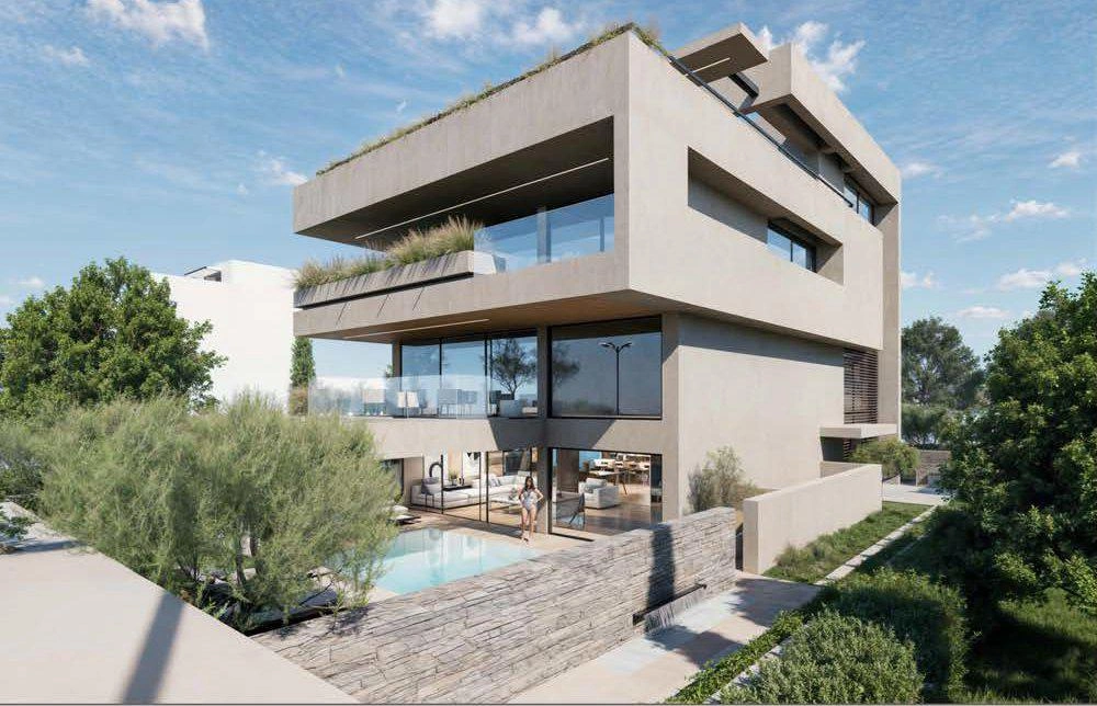 एटिका, ग्रीस के एक आधुनिक आवासीय परिसर में अपार्टमेंट