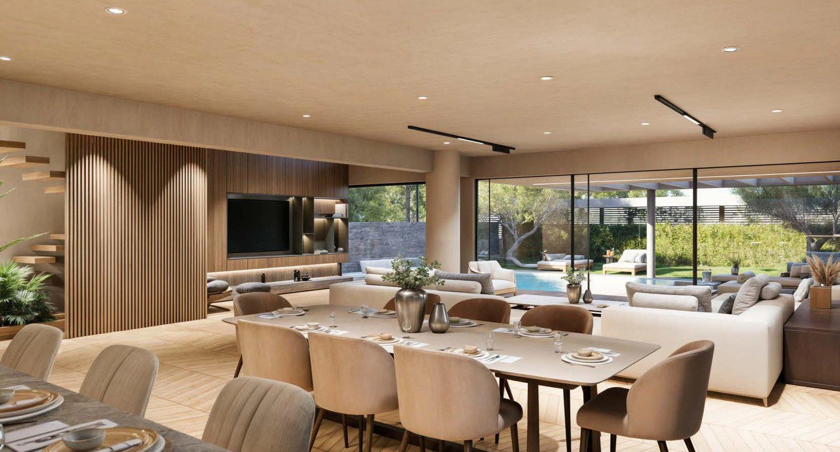 एटिका, ग्रीस के एक आधुनिक आवासीय परिसर में अपार्टमेंट