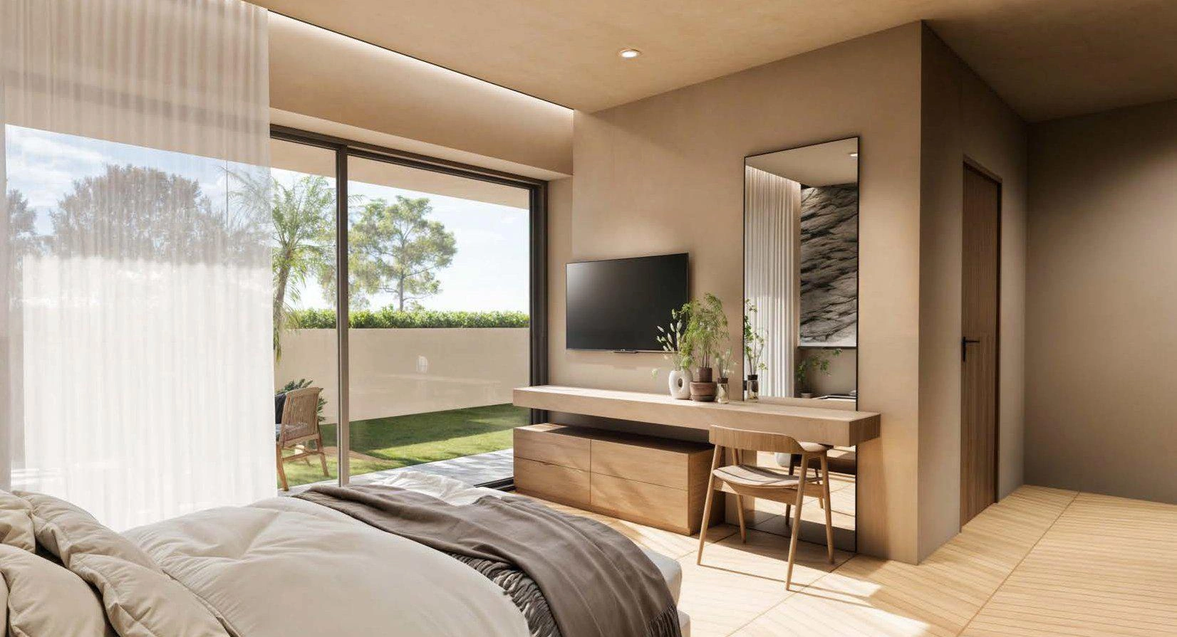 एटिका, ग्रीस के एक आधुनिक आवासीय परिसर में अपार्टमेंट