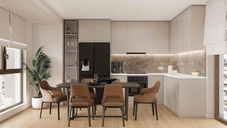 希腊阿提卡住宅小区内的公寓