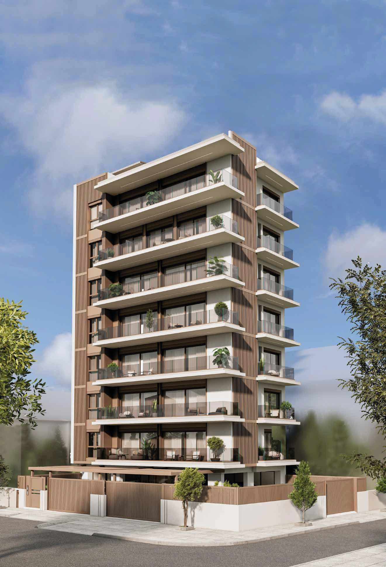 希腊阿提卡住宅小区内的公寓