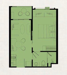 شقق في مجمع سكني في بانغ تاو، بوكيت، تايلاند