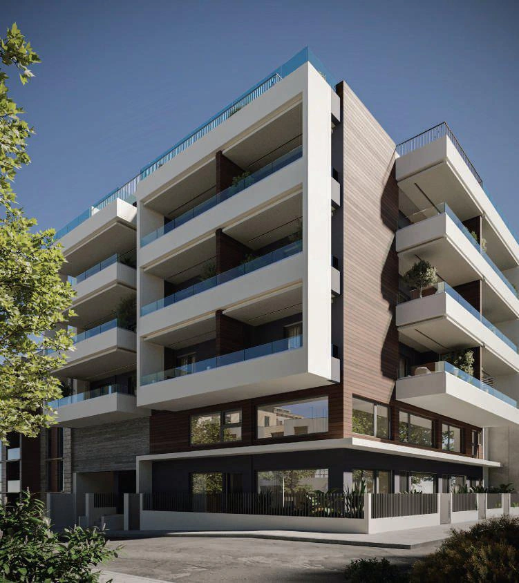 Apartments in a modern residential complex in Attica, Greece