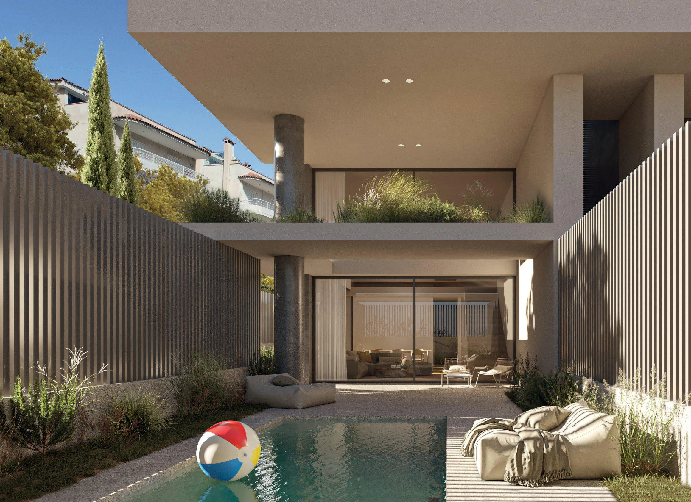 شقق في مجمع سكني حديث في أتيكا، اليونان