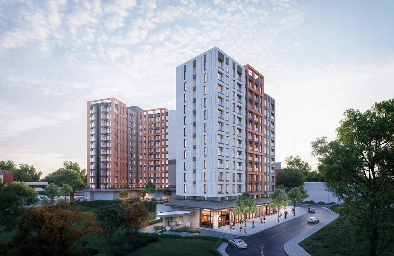 Apartments in a new residential complex in Istanbul, Turkiye