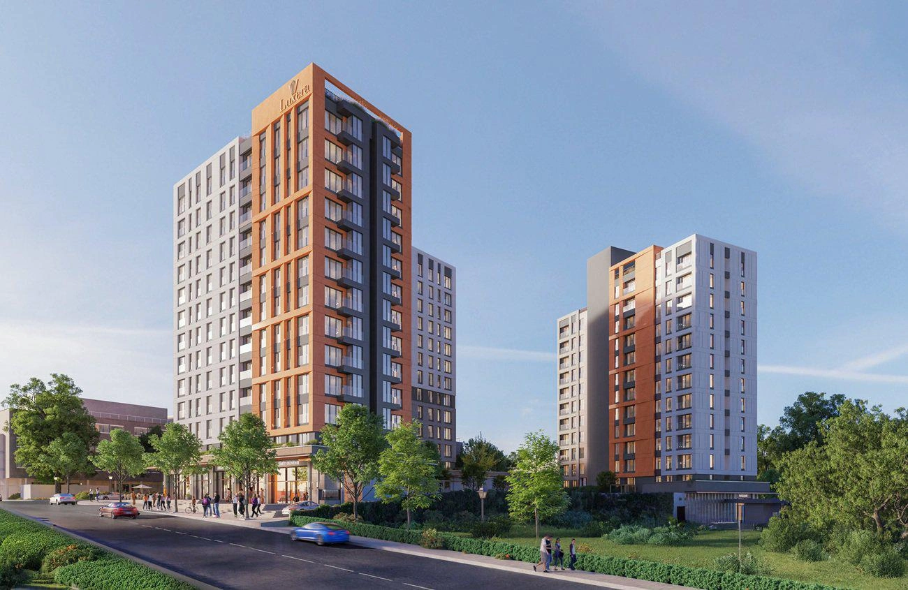 Apartments in a new residential complex in Istanbul, Turkiye