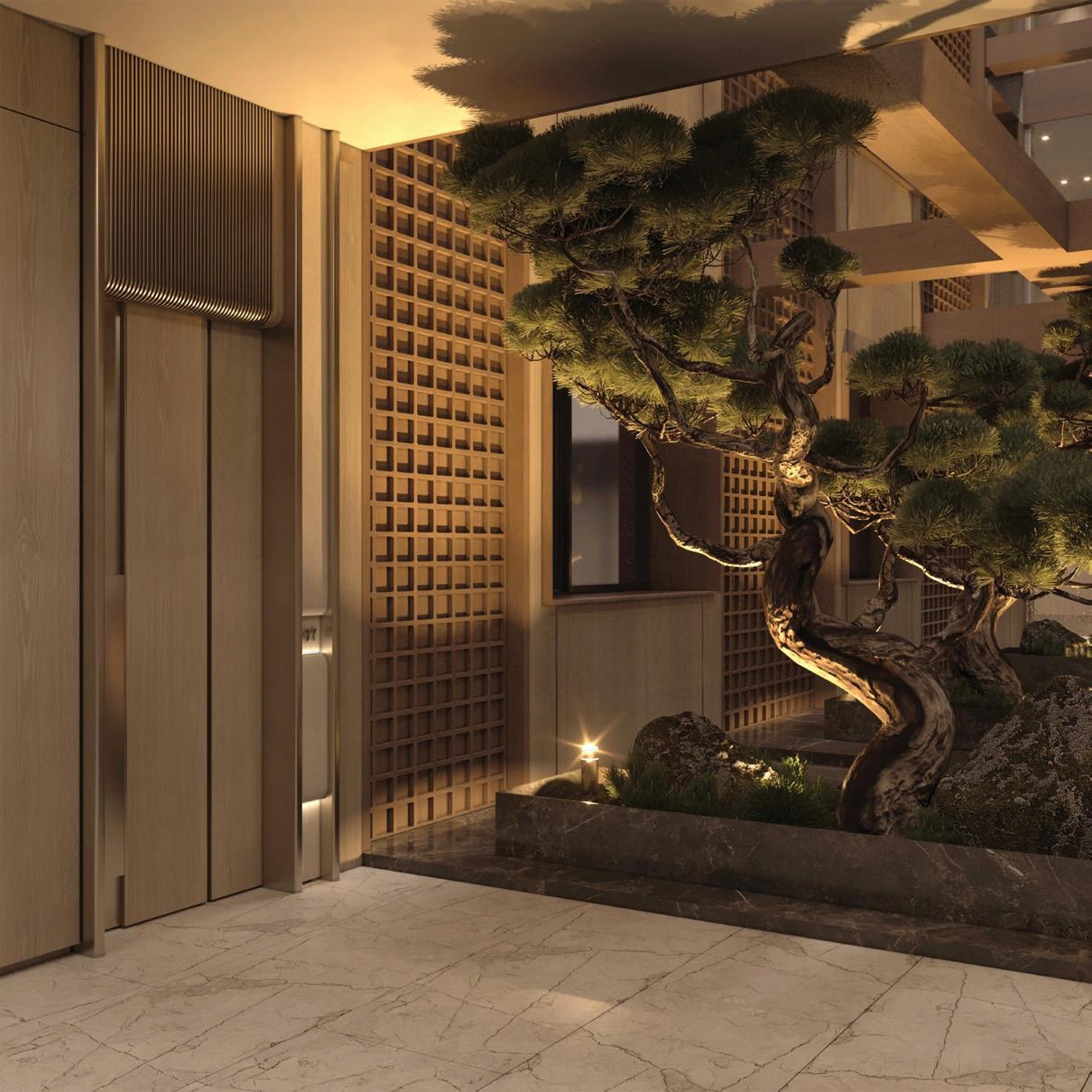 Apartments in a modern residential complex in Istanbul, Turkiye