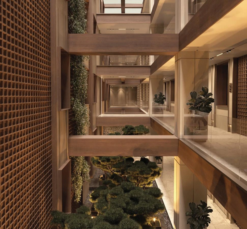 Apartments in a modern residential complex in Istanbul, Turkiye