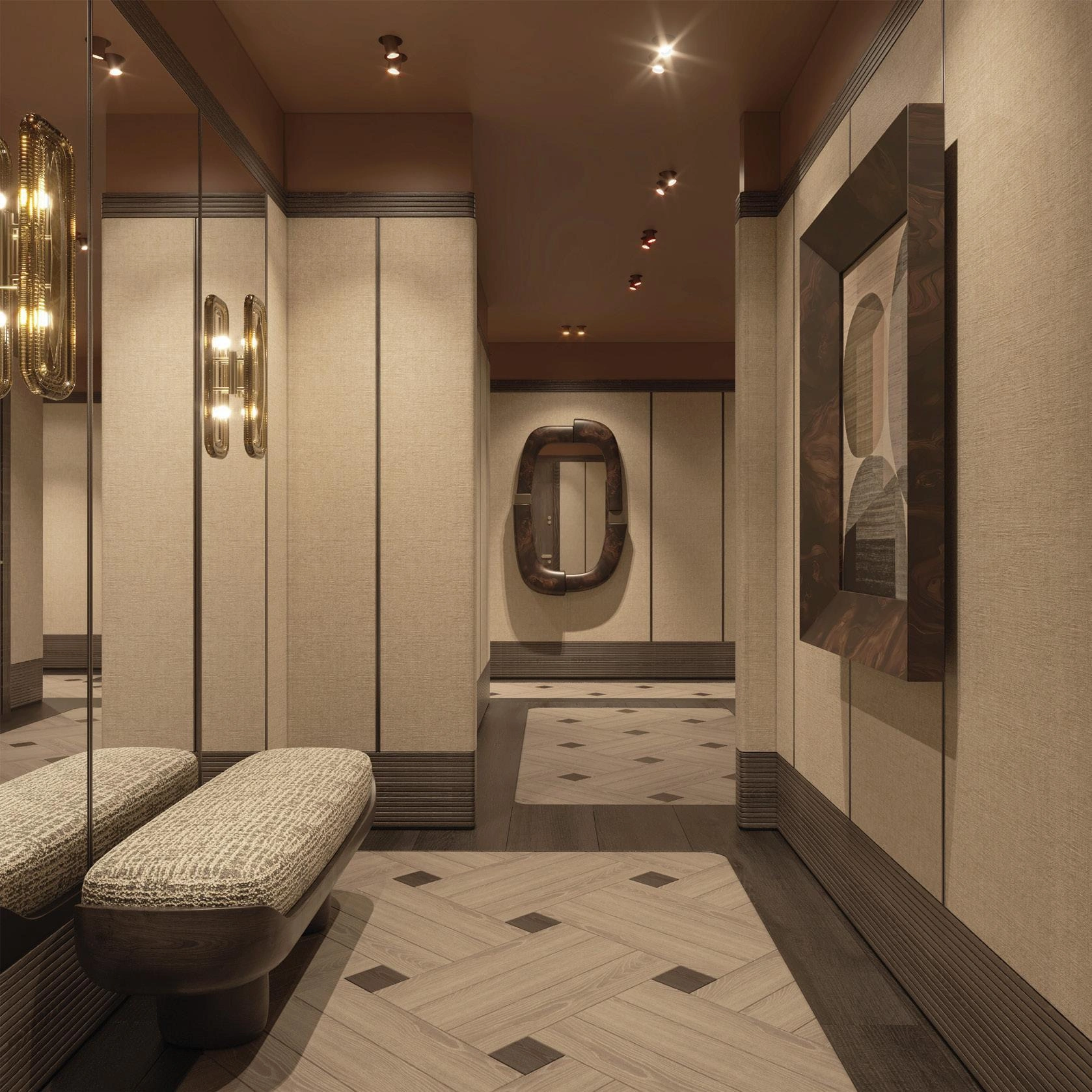 Apartments in a modern residential complex in Istanbul, Turkiye