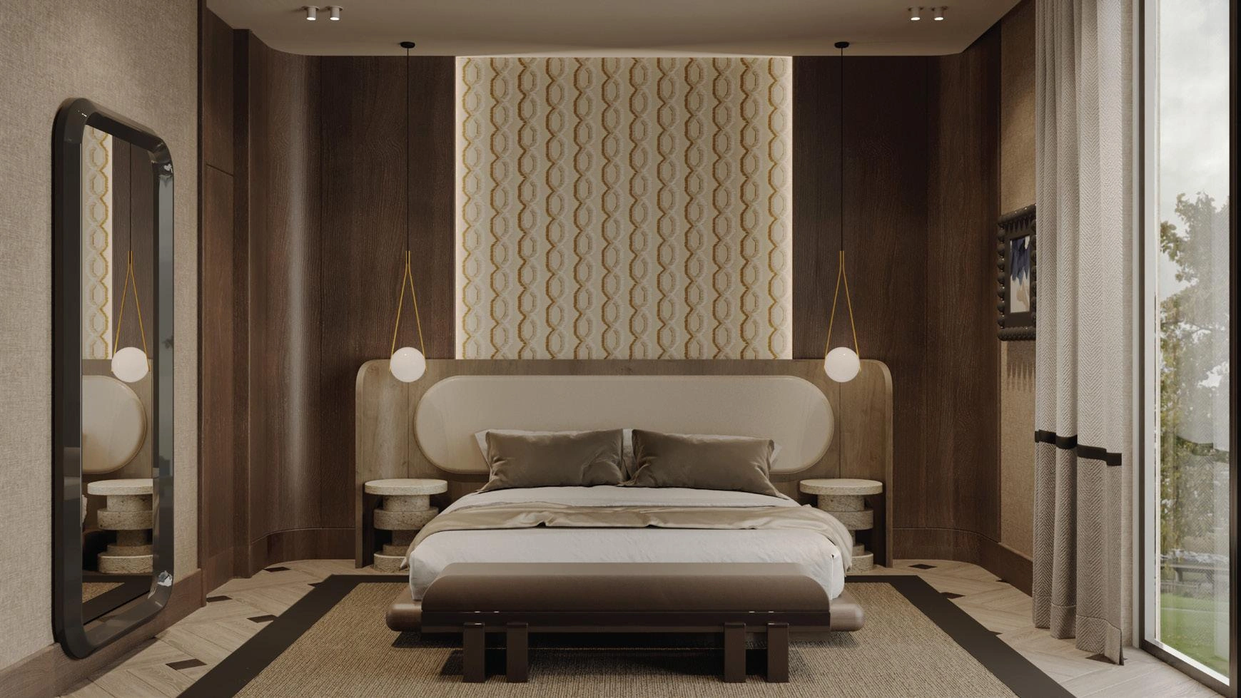 Apartments in a modern residential complex in Istanbul, Turkiye