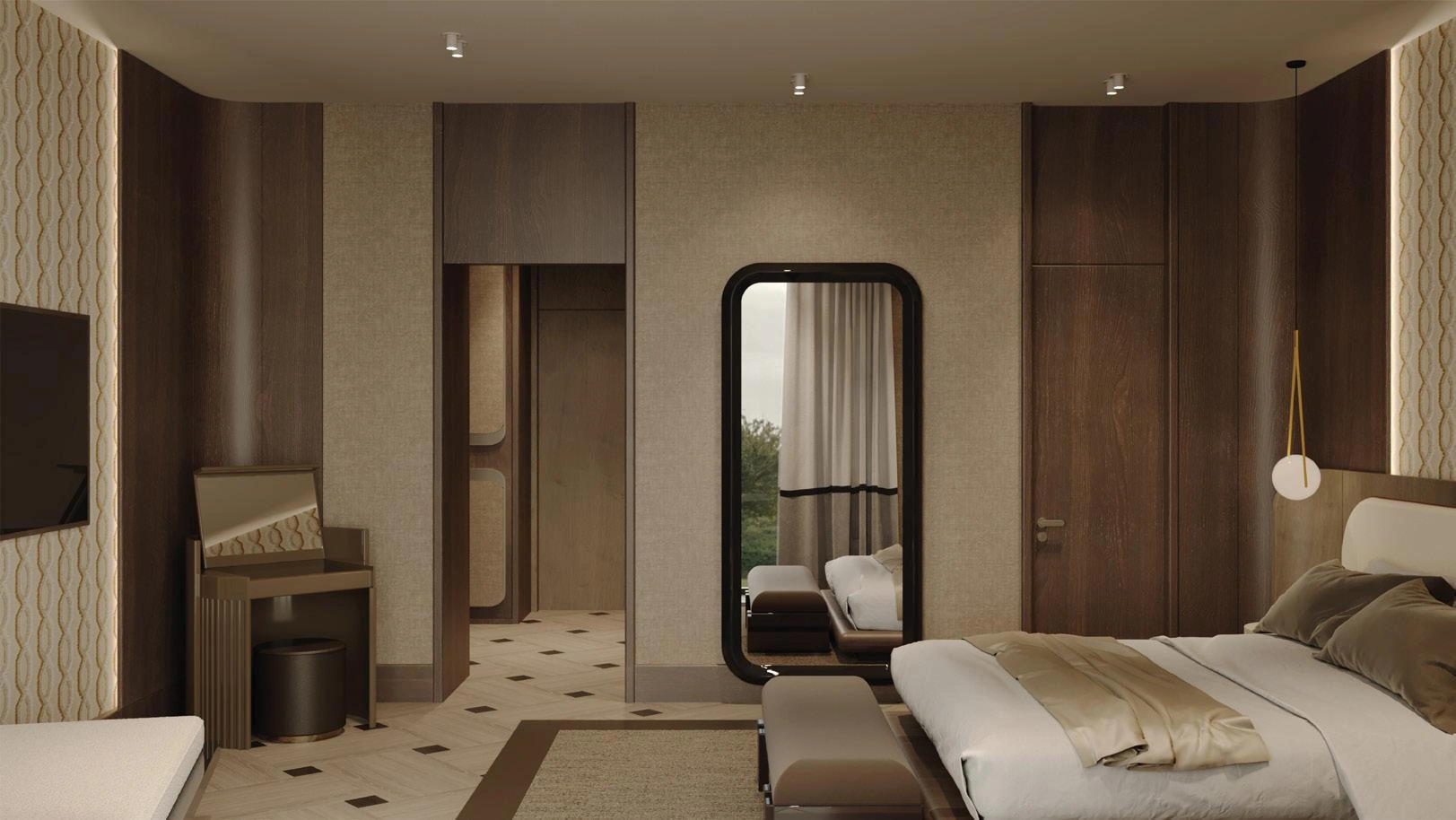 Apartments in a modern residential complex in Istanbul, Turkiye