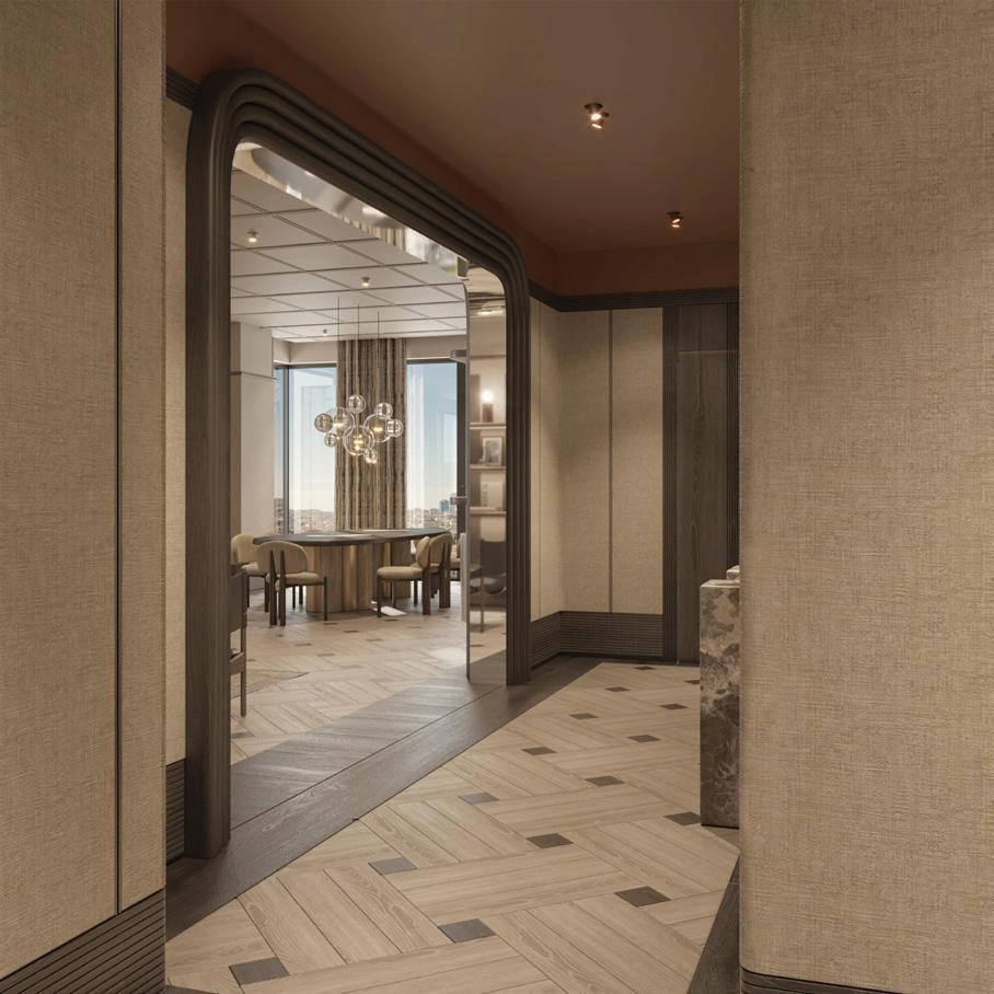 Apartments in a modern residential complex in Istanbul, Turkiye