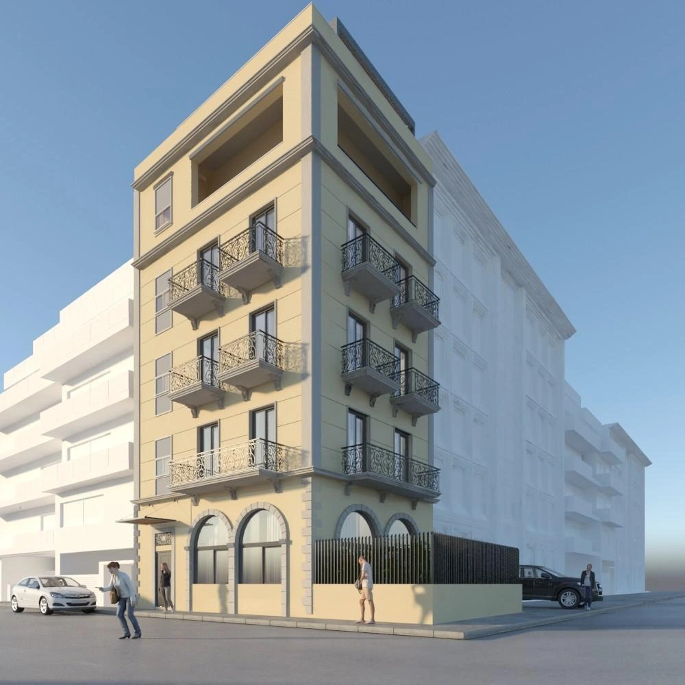 بنتهاوس في مبنى على الطراز النيوكلاسيكي في أتيكا، اليونان