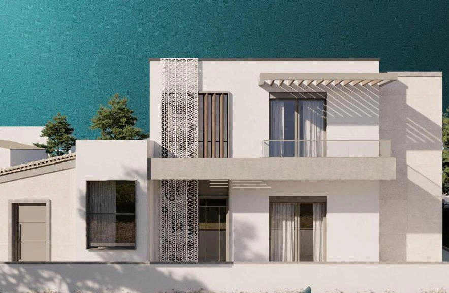 Apartments in a modern residential complex in Attica, Greece