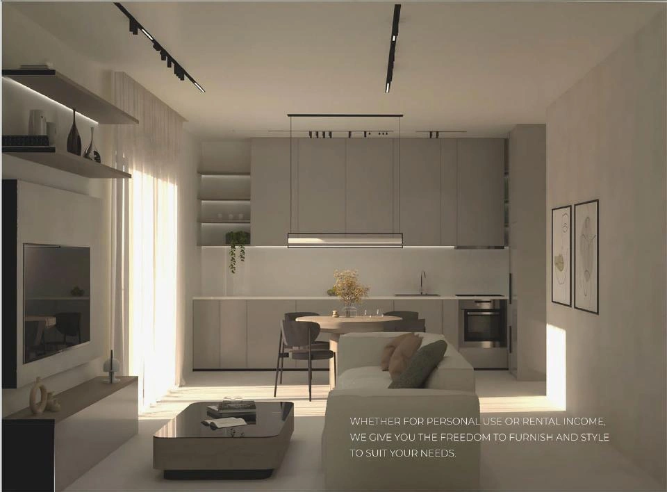 Apartments in a modern residential complex in Attica, Greece