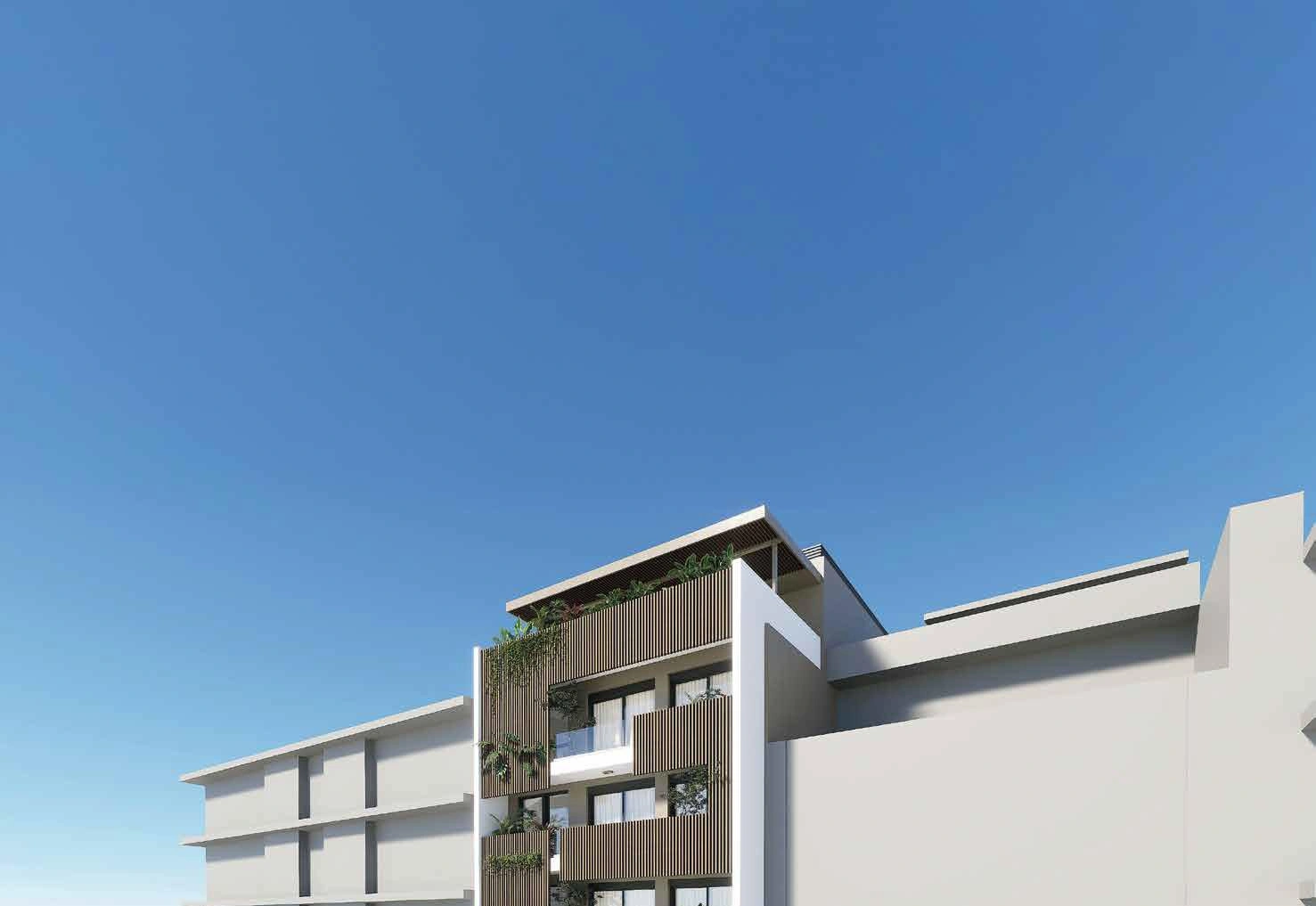 Apartments in a modern residential complex in Attica, Greece