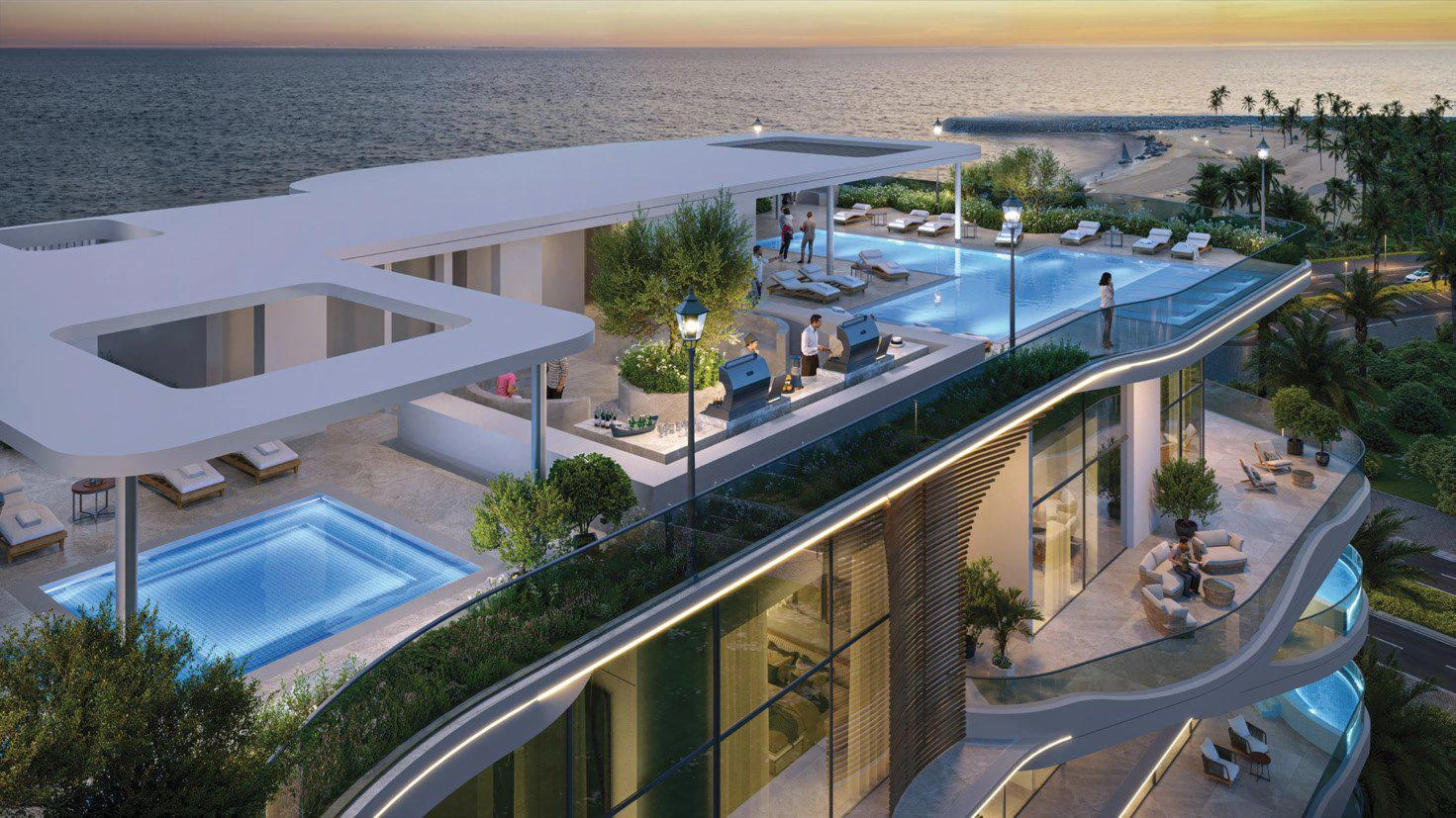 La Perla 复式住宅,阿联酋 · 拉斯海玛