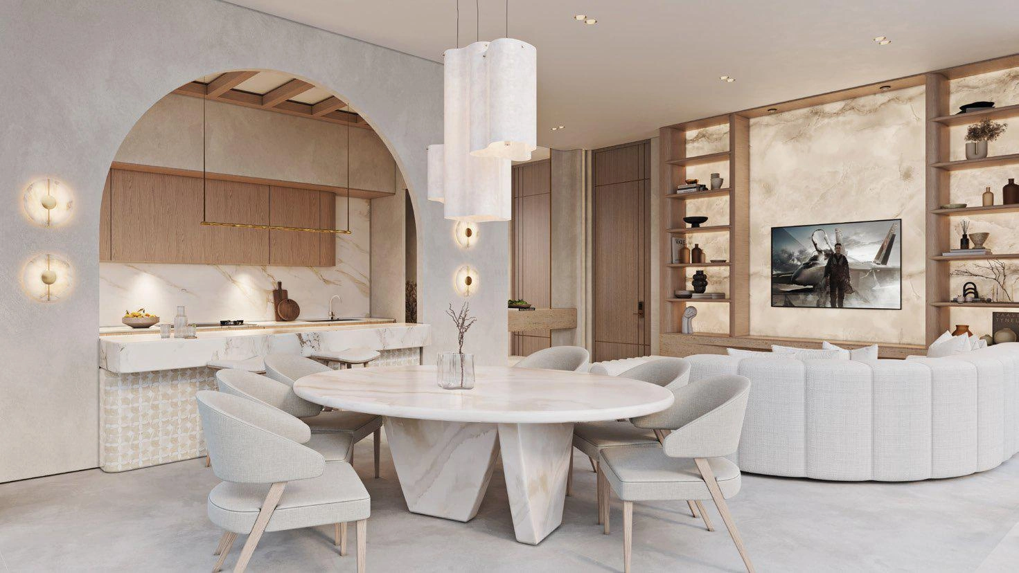 La Perla 复式住宅,阿联酋 · 拉斯海玛