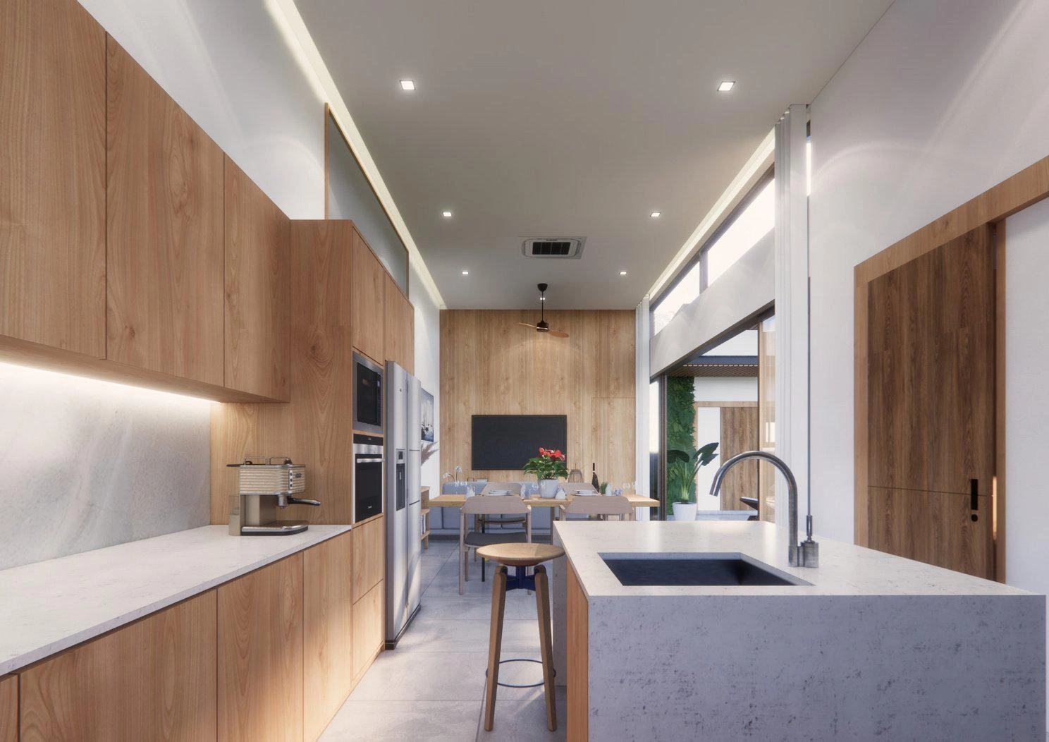 Villas in a modern residential complex in Phuket, Thailand