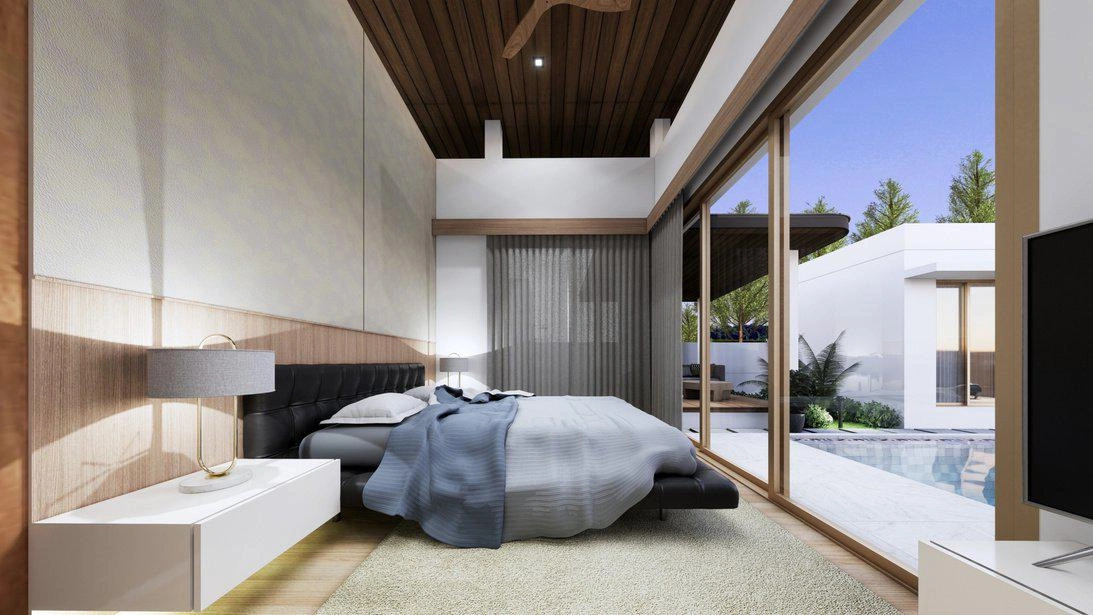 Villas in a modern residential complex in Phuket, Thailand