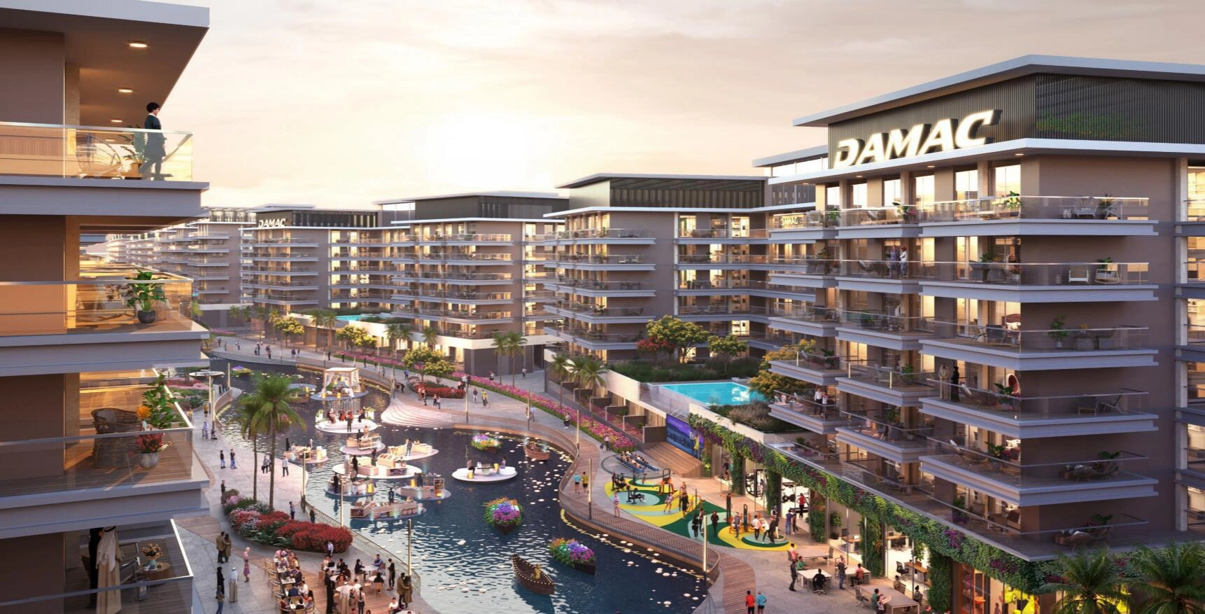 Apartamentos en un moderno complejo residencial en Dubái, Emiratos Árabes Unidos