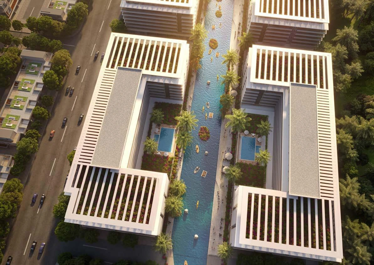 Apartamentos en un moderno complejo residencial en Dubái, Emiratos Árabes Unidos
