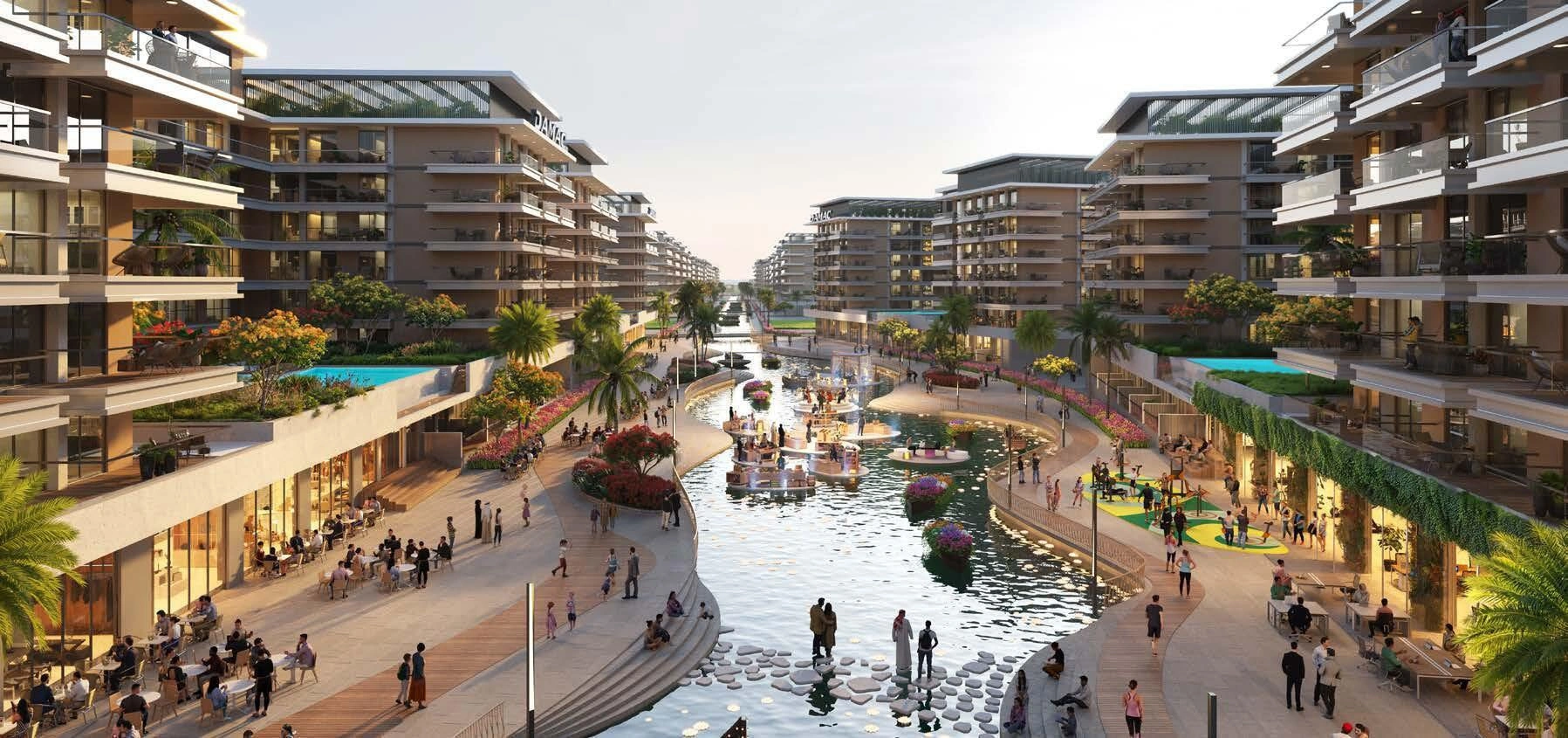 Apartamentos en un moderno complejo residencial en Dubái, Emiratos Árabes Unidos