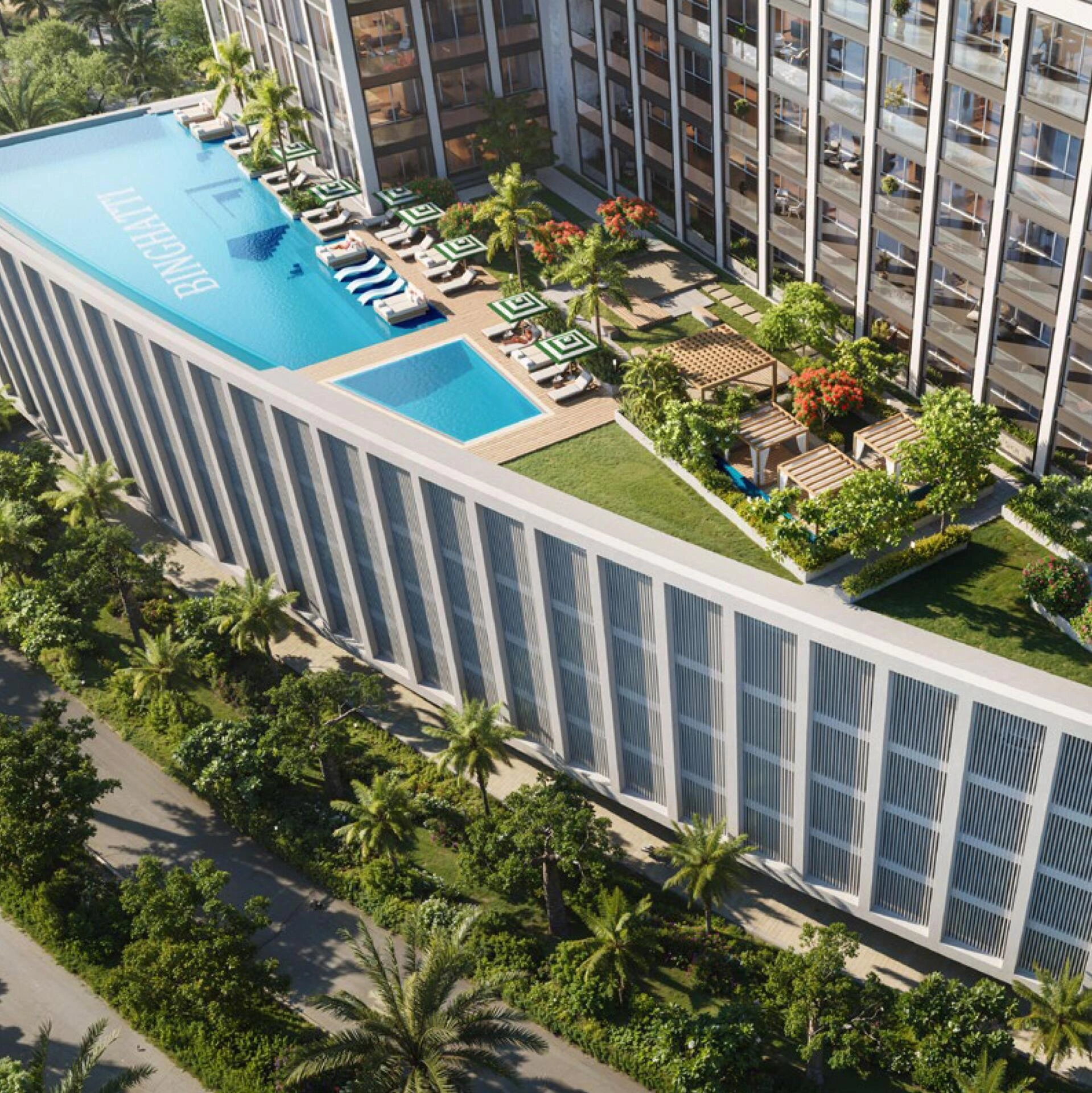 位于阿联酋迪拜的住宅小区公寓