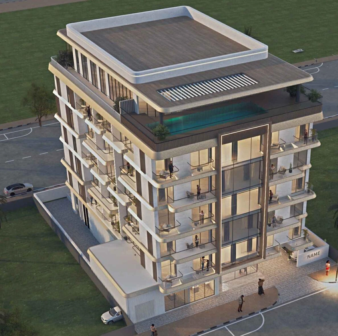 Residenzen in einem modernen Wohnkomplex in Dubai, Vereinigte Arabische Emirate