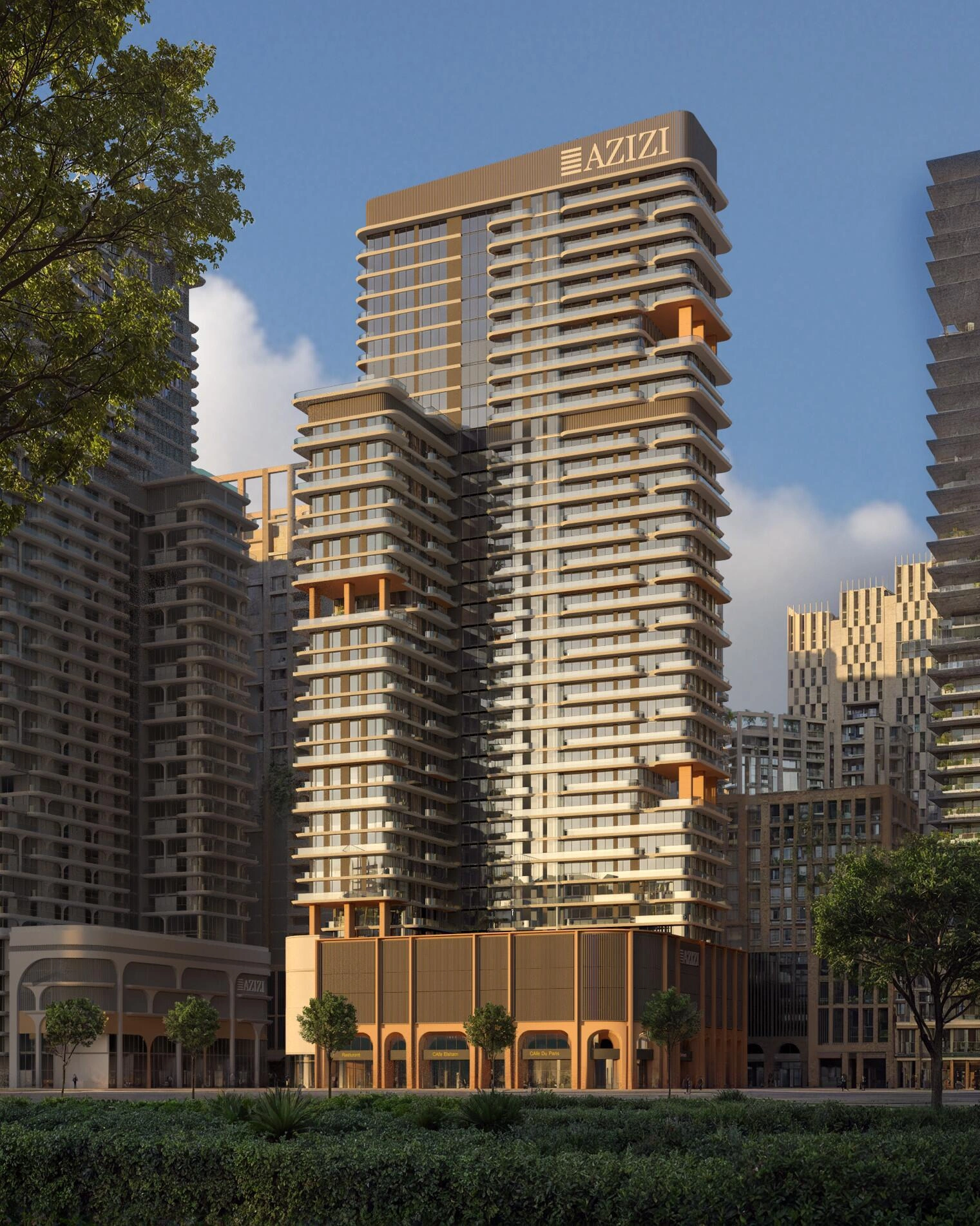 位于阿拉伯城(City of Arabia),迪拜,阿拉伯联合酋长国的现代住宅综合体项目